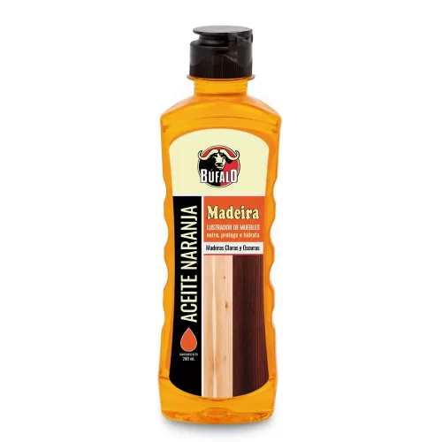 Of. Aceite madeira con extracto de naranja